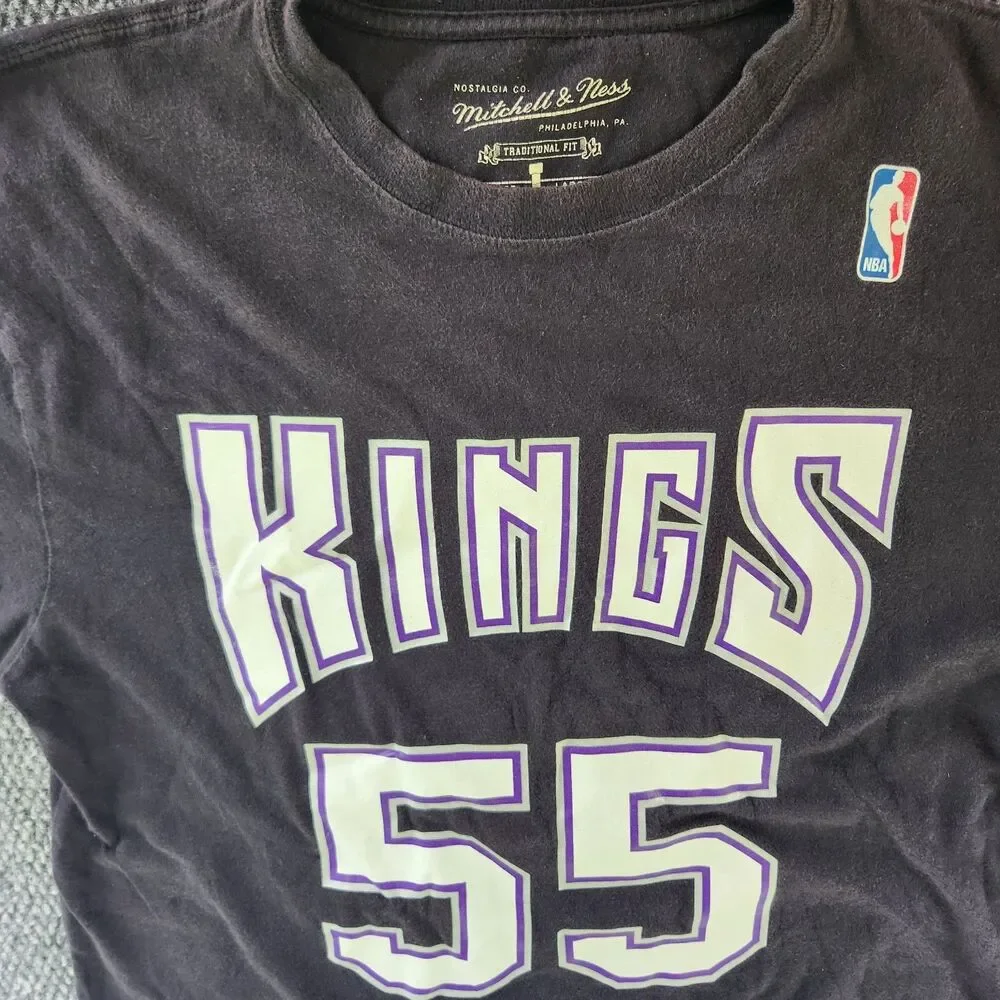 Sacramento Kings Williams 55 Shirt Large Mitchell & Ness Hardwood Classics HWC